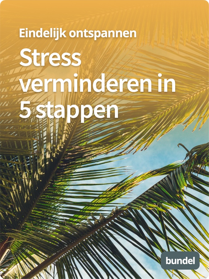 Stress verminderen in 5 stappen Bundel